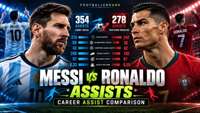 Messi vs Ronaldo Assists