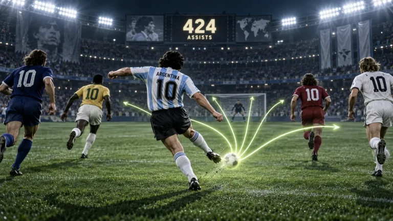 football players with most assists