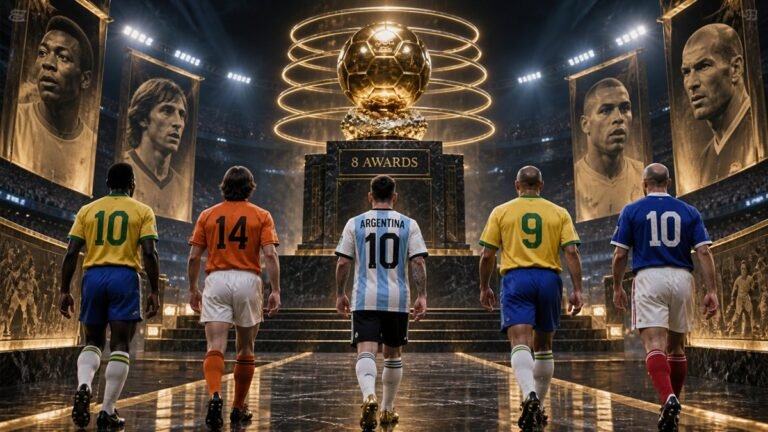 players with most Ballon d'Or awards